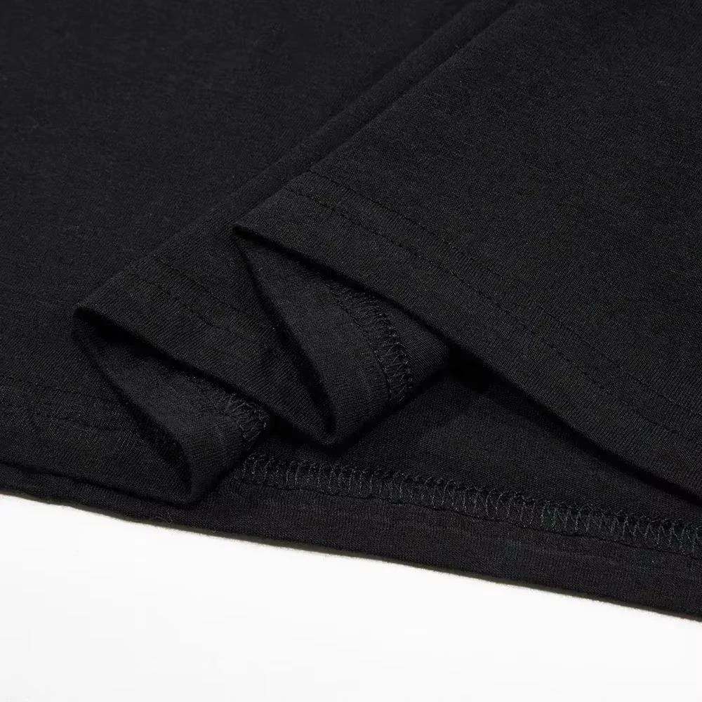 T-shirt d'été en coton pur haut de gamme, style coréen, décontracté et polyvalent, col rond, manches