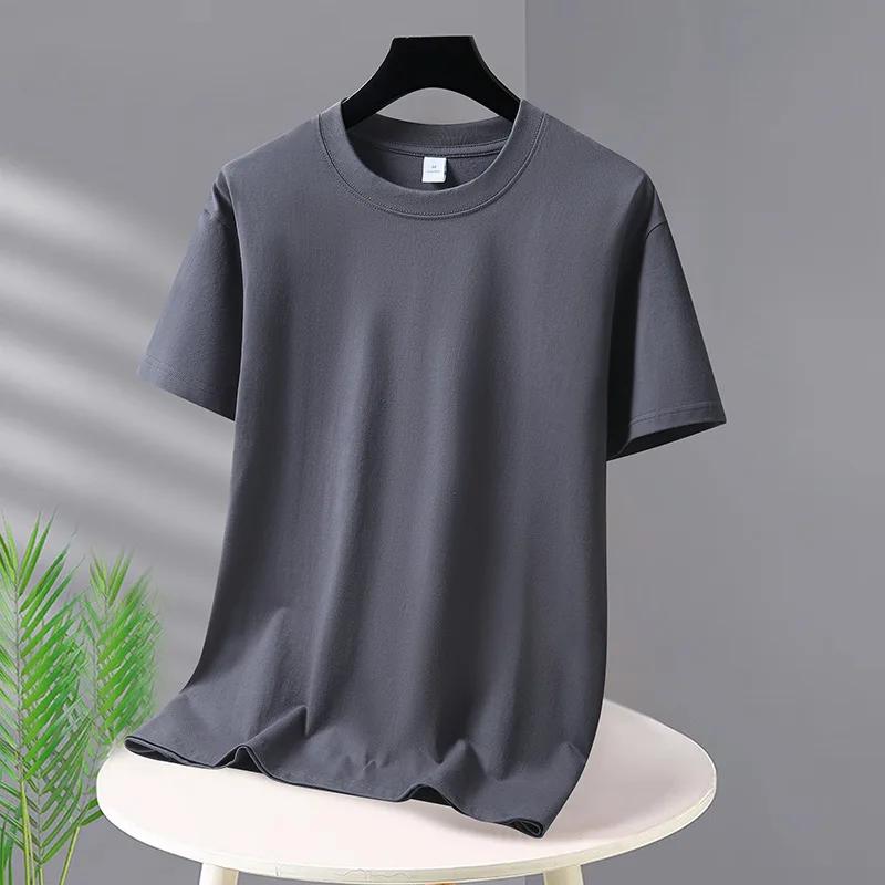 T-shirts pour hommes 2025 été surdimensionné coton T-Shirt décontracté haute qualité manches courtes