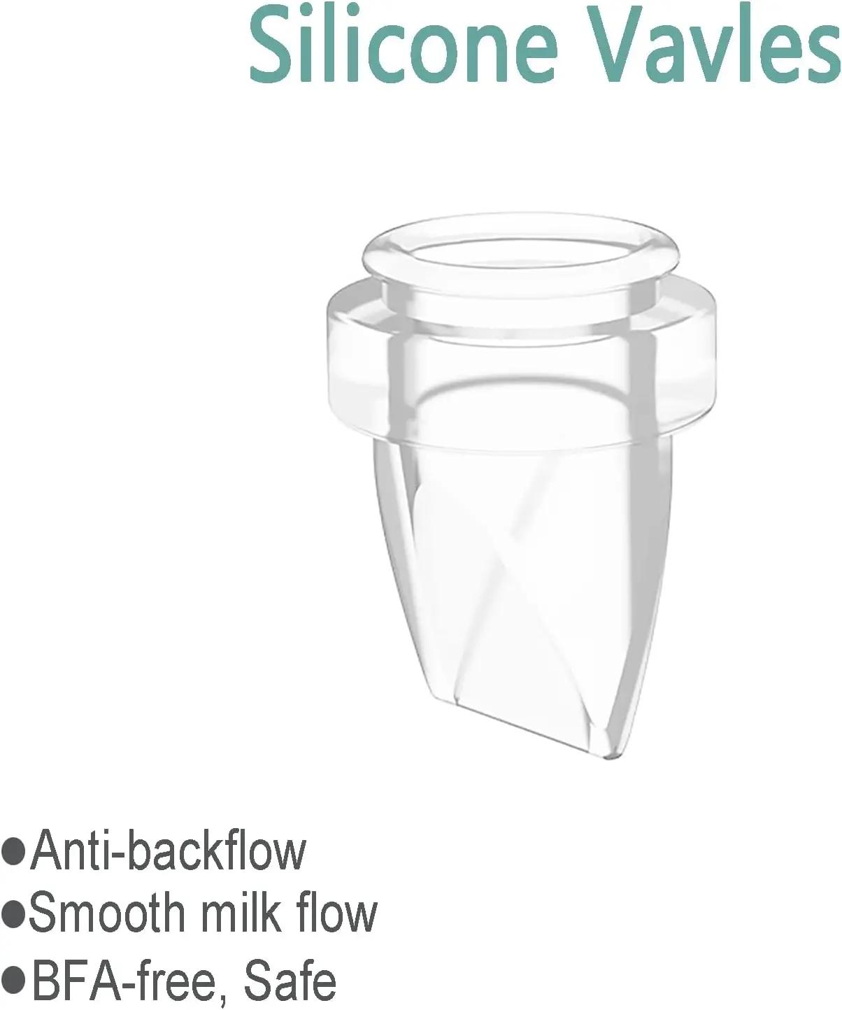 Accessoires de Tire-Lait Portables, Pièces de Rechange de Pompe à Gluttge 24mm, Valve à Bec de Canar