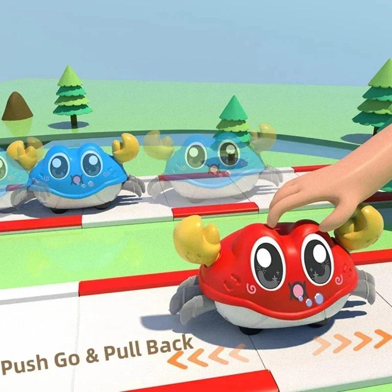 Double Force marche ramper crabe ventre temps bébé jouets sensoriels infantile apprentissage ramper 