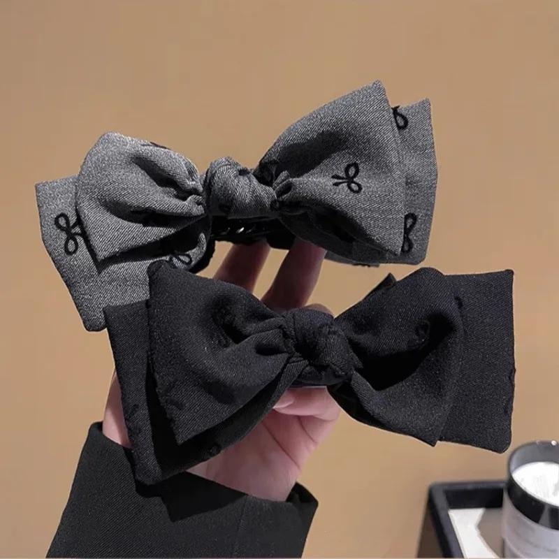 Pince à nœud rétro élégante, 1 pièce, pince à queue de cheval haute, chignon mignon, pince à cheveux