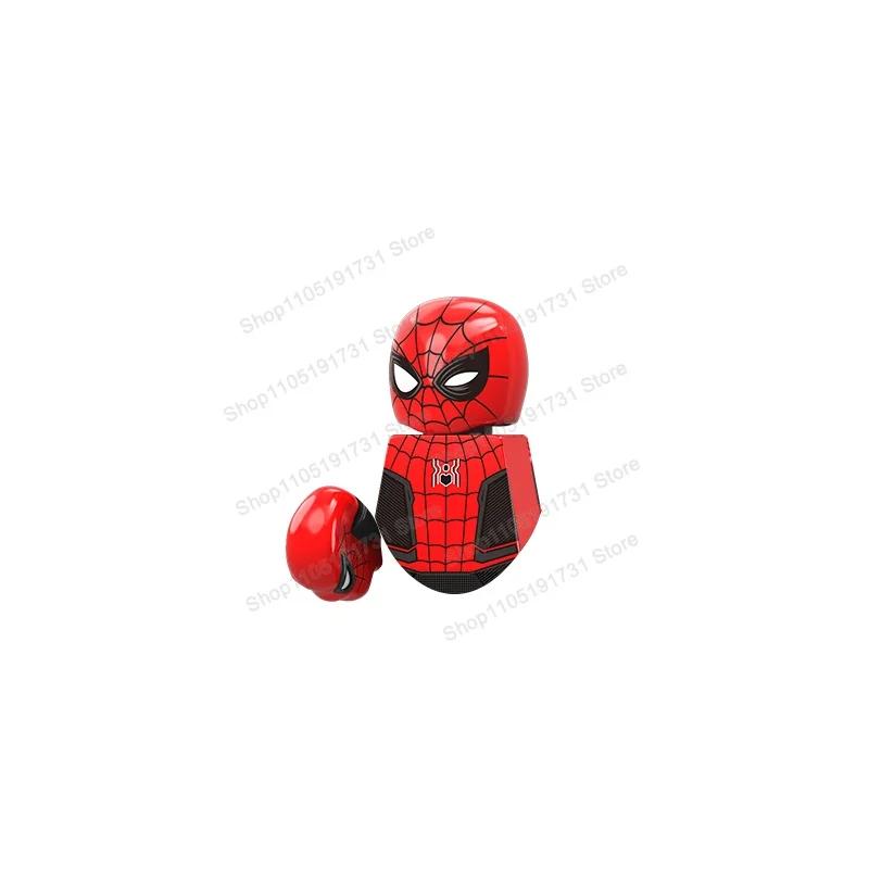 Boîte Mystère Mini Blocs de Construction Figurines Anime Super Dessins Animés Films Héros Jouets pou