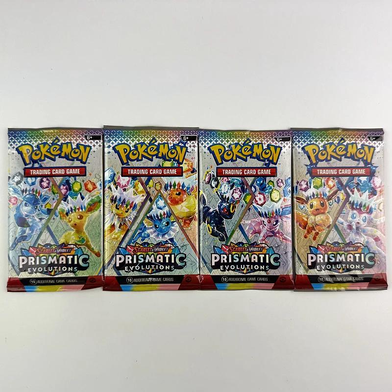 10/20 pièces Carte Pokemon prismatique 151 évolutions anglais Booster bataille Pokemon Jeu de cartes