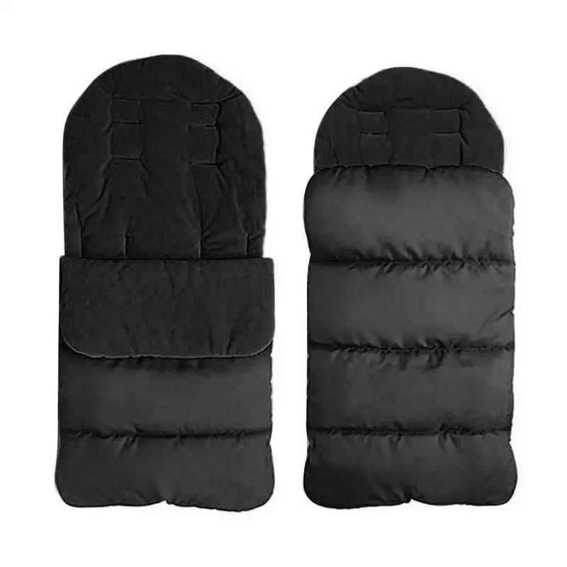 Housse pied chaude poussette bébé - Coussin universel couverture coton épaisse automne hiver enfant
