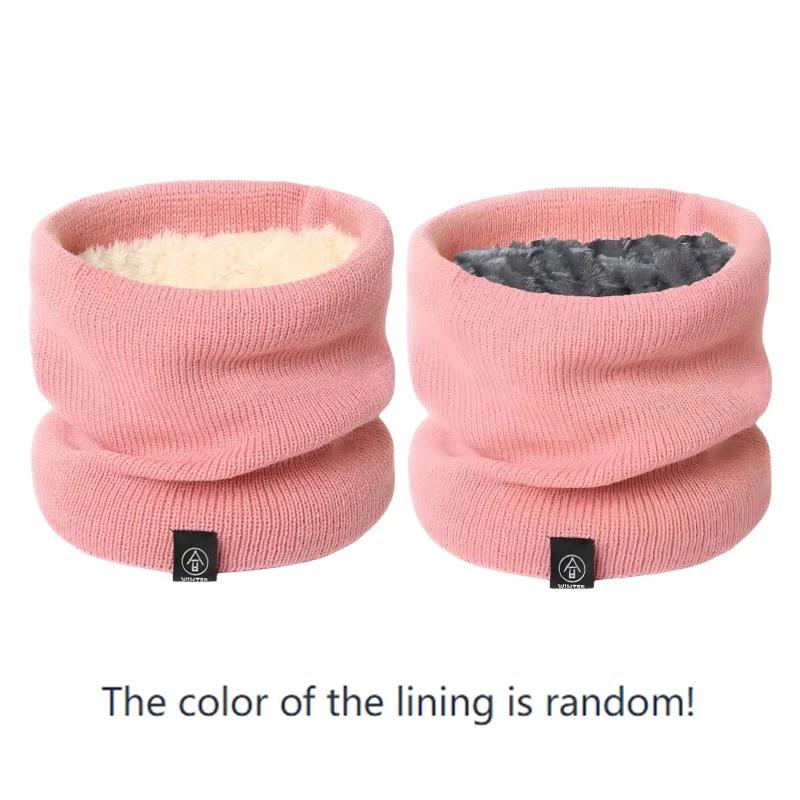 Écharpe Snood unisexe en cachemire solide pour hommes et femmes, anneau de cou, optique chaude, mode