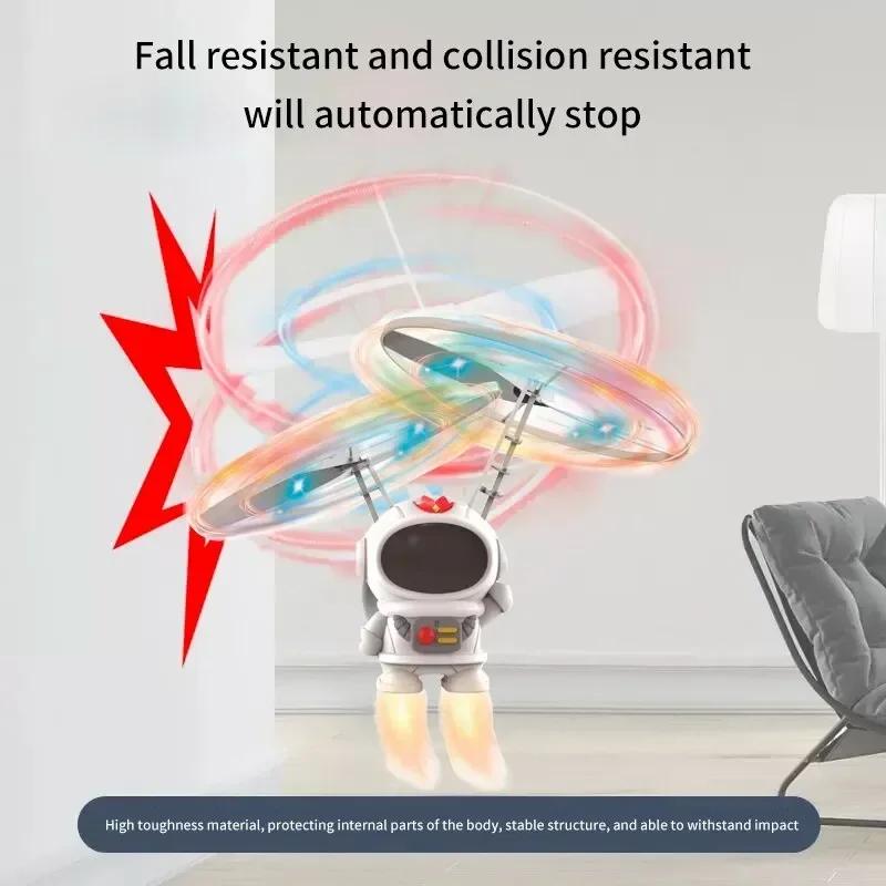 Drone robot volant Shoous droiting pour enfants, avion, drone solitaire à la main, jouets d'extérieu