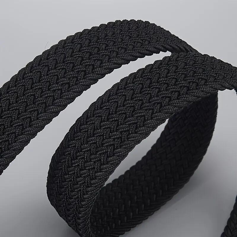 Ceinture élastique tissée décontractée pour hommes et femmes, ceinture de sport de plein air, pas be