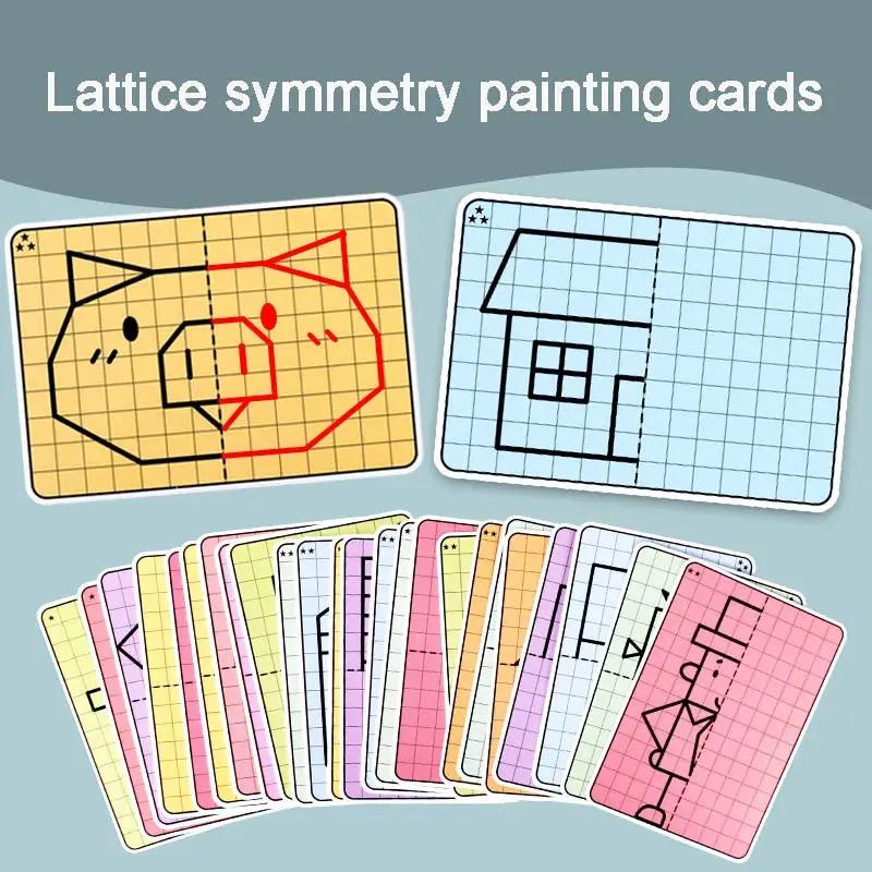 Le jouet de dessin symétrique à grille pour enfants de 30 pages se concentré sur les motricité fine,
