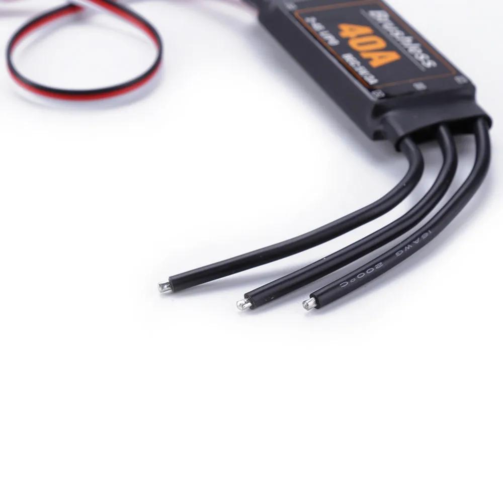 Contrôleur de vitesse ESC sans balais 40A 2-4S avec 5V 3A UBEC pour RC FPV quadrirotor RC avions hél