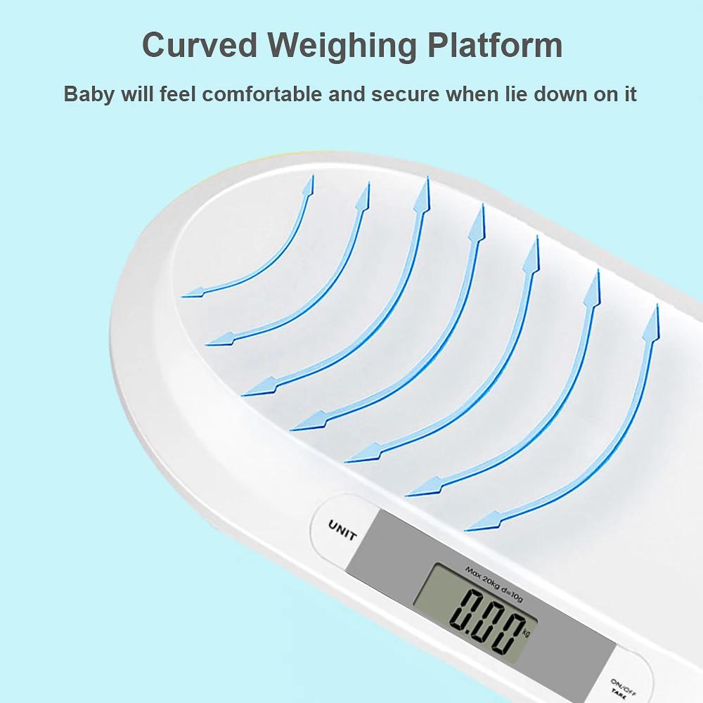 Balance numérique pour bébé jusqu'à 20 kg/44 lb, balance pour nourrissons, balance pour nouveau-nés,