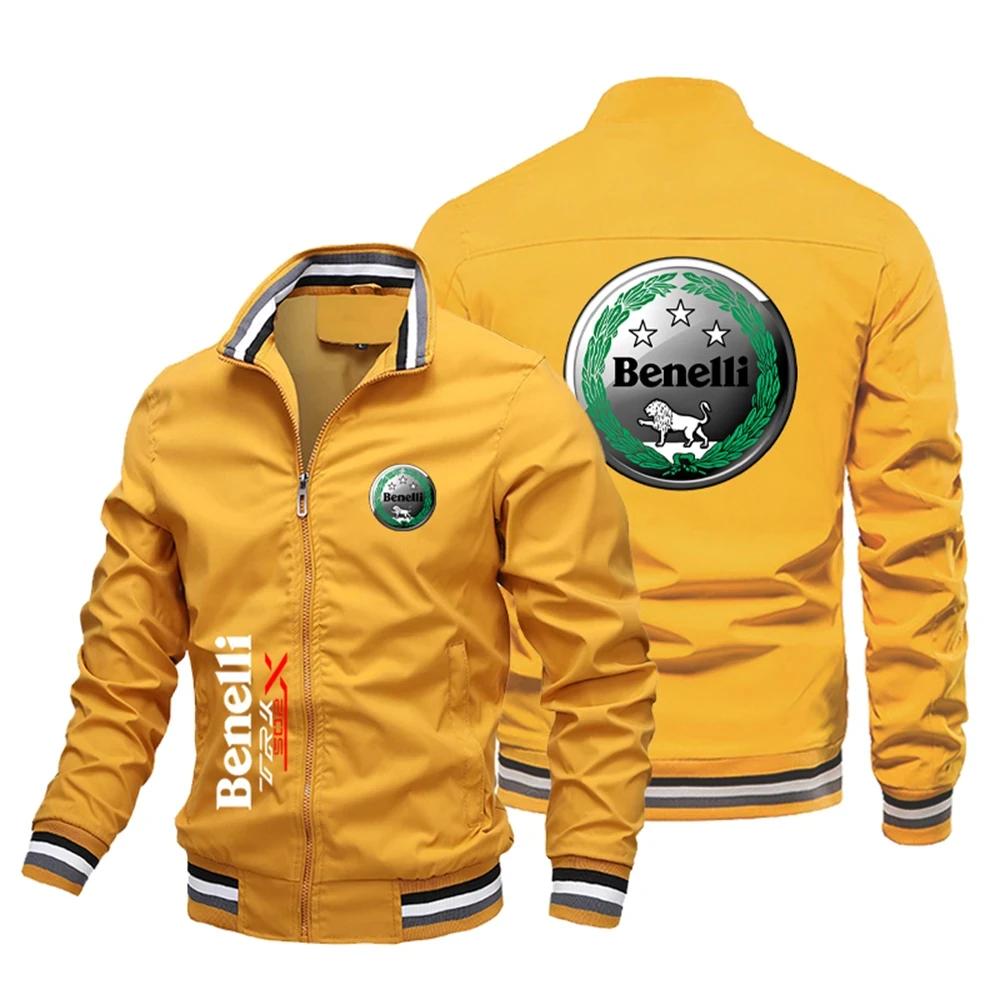 Veste coupe-vent pour homme, logo Benelli, Harajuku, sports de plein air, cyclisme, loisirs, marque 