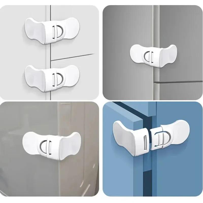 Serrures de sécurité pour bébé, 5/1 pièces, serrure de tiroir Anti-pincement pour armoire à main, se