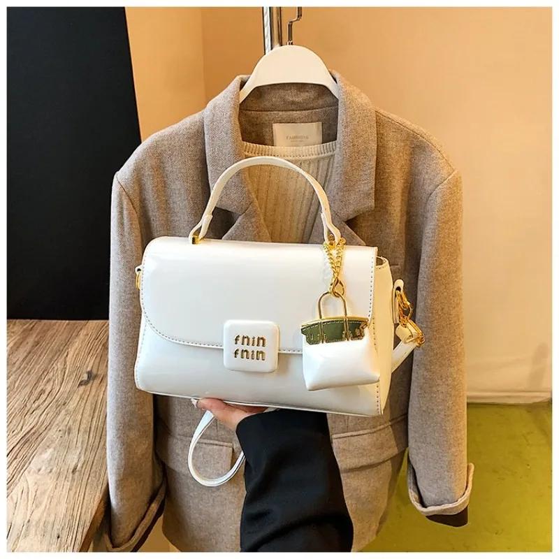 Sacs à langer élégants et simples de style parisien pour femmes, sac à bandoulière de créateur de mo