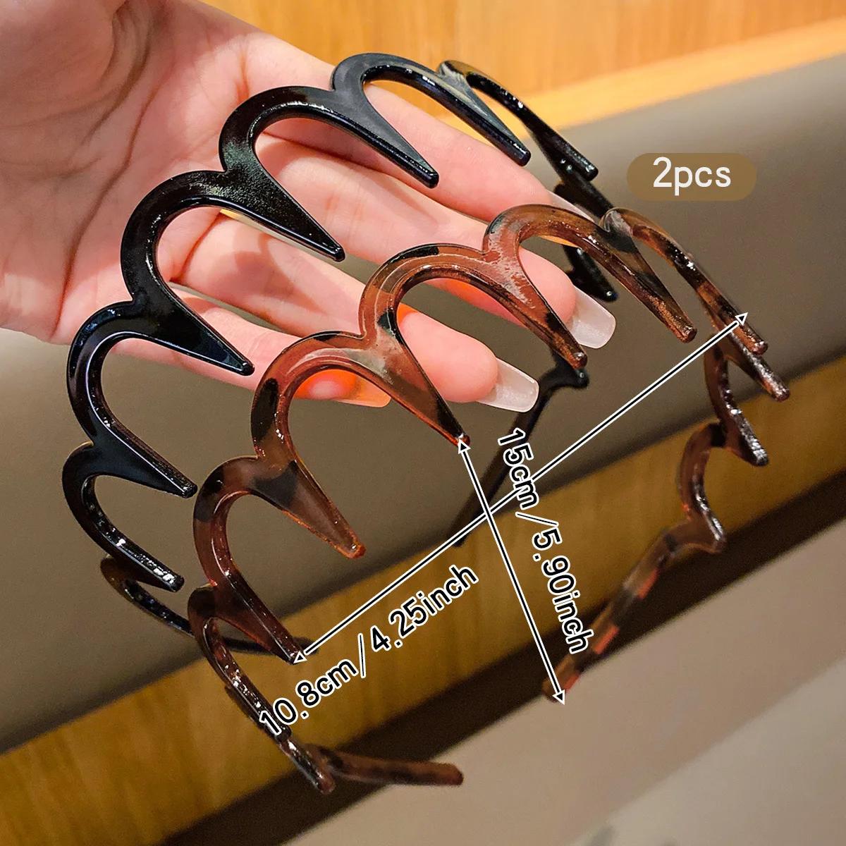 2 pinces à cheveux rouges avec dents et anti-ald adaptées à un usage quotidien comme accessoires pou