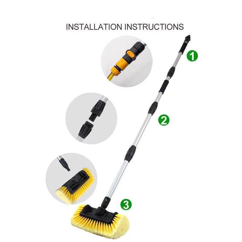 Tête de brosse de lavage de voiture pour laver les véhicules, bateaux, camping-cars, VTT ou voitures