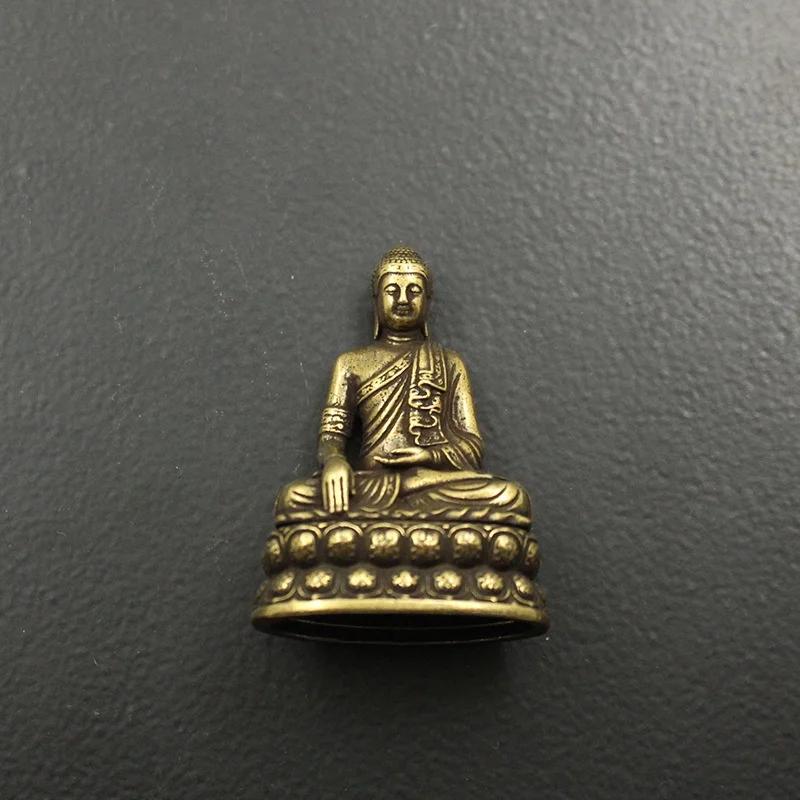 Bouddha Sakyamuni en laiton, figurine d'Auckland, l'inventaire, ornement de bureau, antique, cuivre,