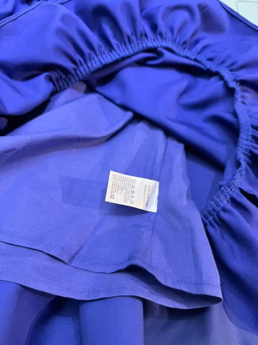 Une robe à la mode pour filles haut de gamme avec une nouvelle robe d'été à manches courtes en coton