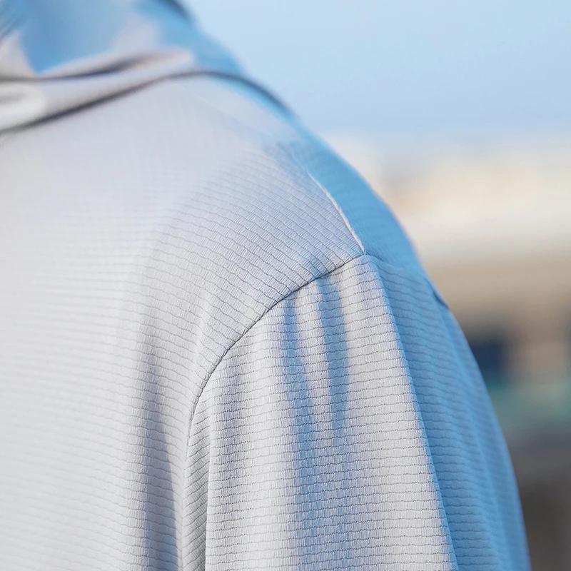 YJKVUR unisexe été nouveau UPF 50 + UV Protection solaire veste à capuche hommes femmes léger randon