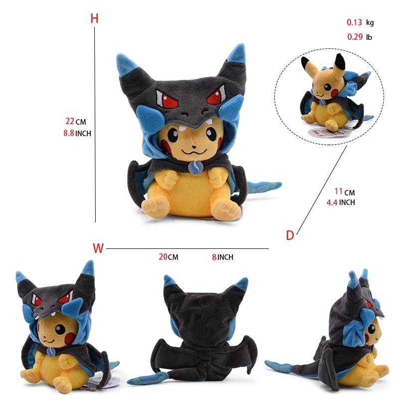 Jouets en peluche Cosplay Pikachu, Eevee, Lucario, Animal en peluche, beurre, cadeau de collection, 