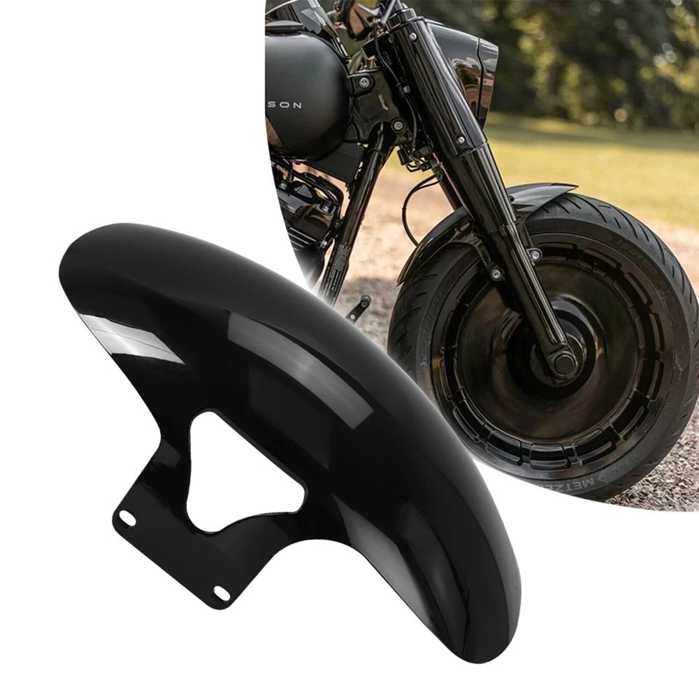 Garde-boue avant noir brillant pour moto, couverture pour Harley Softail M8 Fatboy FLFBS FLFB 2018 –