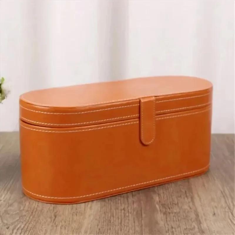 Étui de voyage Portable pour sèche-cheveux, sac de rangement, Protection en cuir PU, boîte de rangem