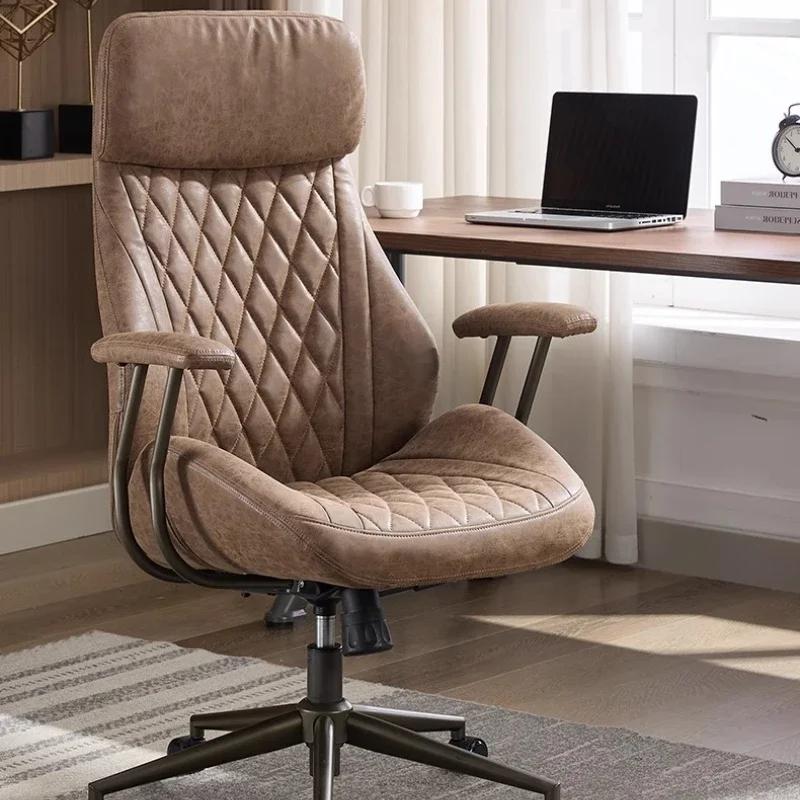 Chaises De bureau inclinables extensibles Support arrière chaises De bureau exécutives mangeoire rel