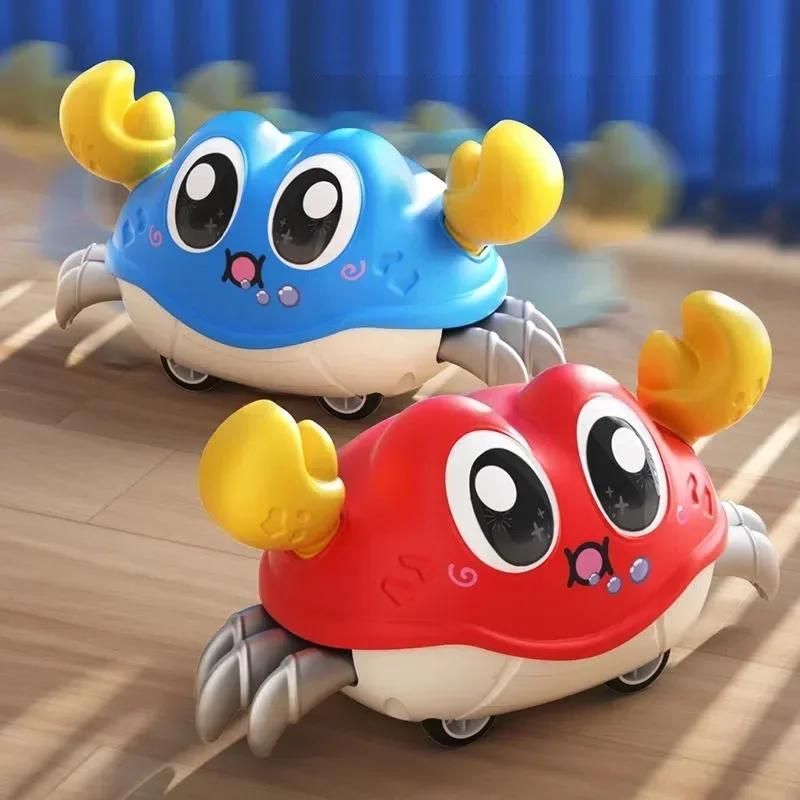 Double Force marche ramper crabe ventre temps bébé jouets sensoriels infantile apprentissage ramper 