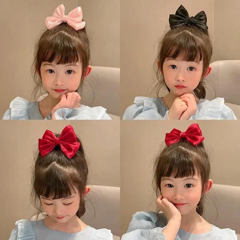 Pinces à cheveux avec nœud, 2 pièces, pinces à fleurs élégantes pour enfants et dames, ensemble épin
