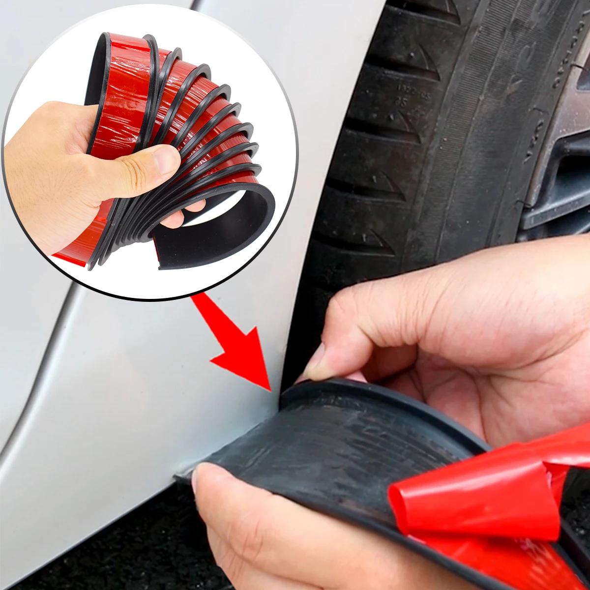 Élargies de garde-boue universelles, arches de roue de voiture, extenseur d'aile, arc de sourcil, lè