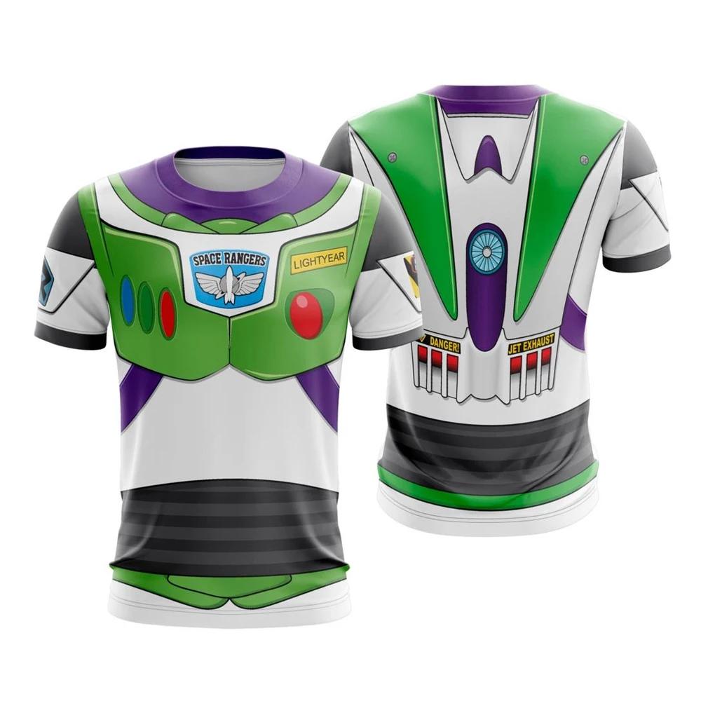 Disney Toy Story Costume T-shirt Woody Buzz Lightyear Zurg Jessie Cosplay Costume Chemise pour Homme