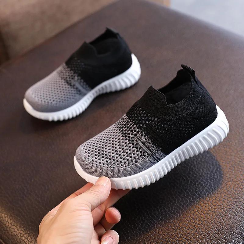 Chaussures enfants doux respirant maille enfants baskets printemps automne garçons filles chaussures
