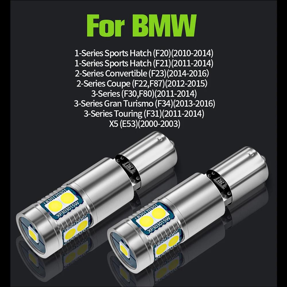 2x feu de stationnement LED lampe de dégagement H6W BAX9S 64132 Canbus pour BMW série 1 F20 F21 séri
