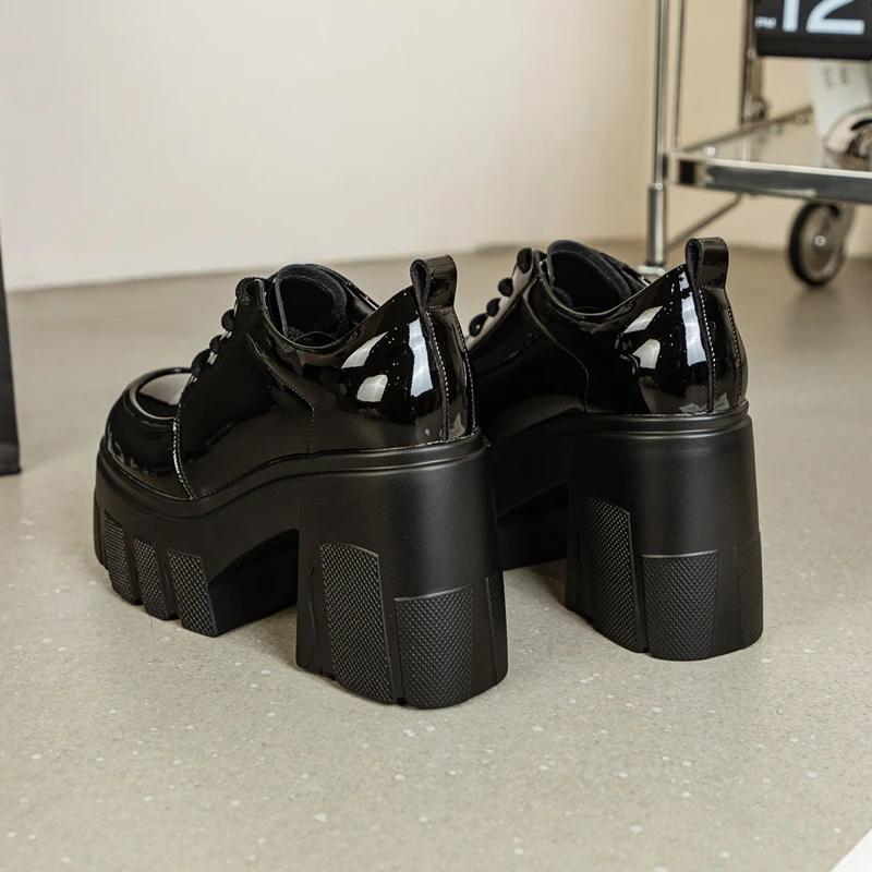 DIMANYU Chaussures à talons hauts pour femmes, plateforme, nouvelle collection 2026, à lacets, print