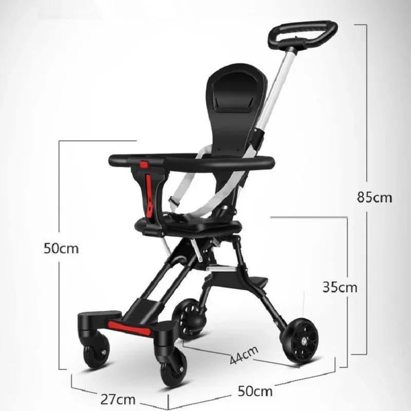 IMBABY – poussette pour bébé, siège bidirectionnel Portable et pliable, adapté à toutes les saisons,