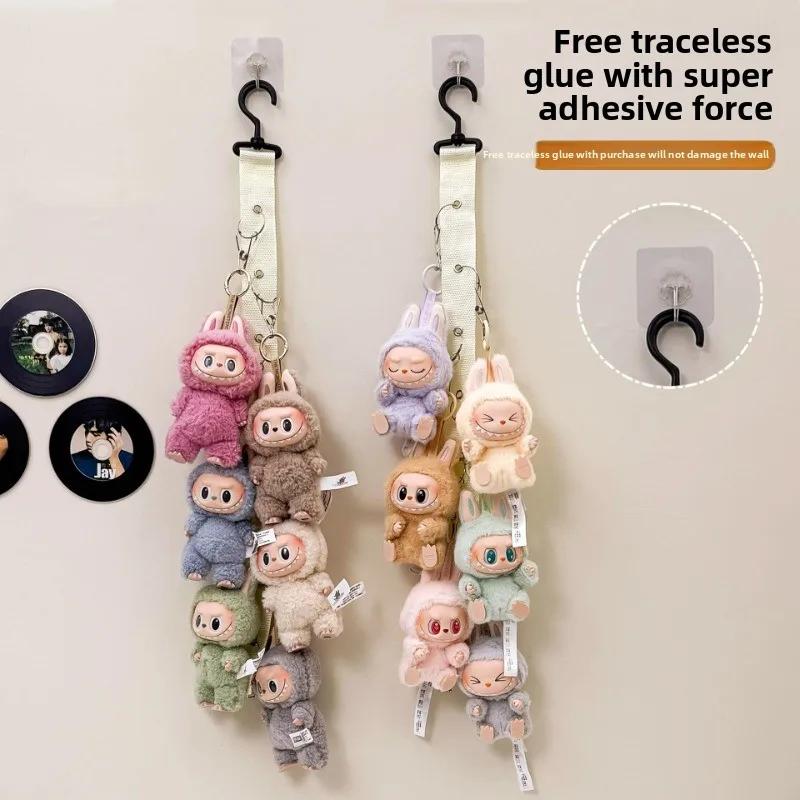 Présentoir de rangement suspendu, mur de poupée pour poupée, porte en peluche pratique derrière la C