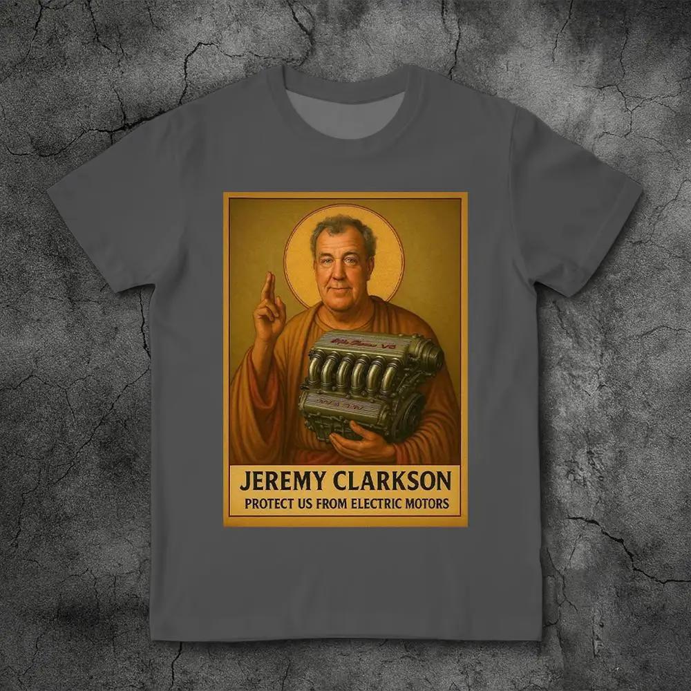 Jeremy Clarkson nous protéger des moteurs électriques Merch Fans T-shirt haut équipement drôle Meme 