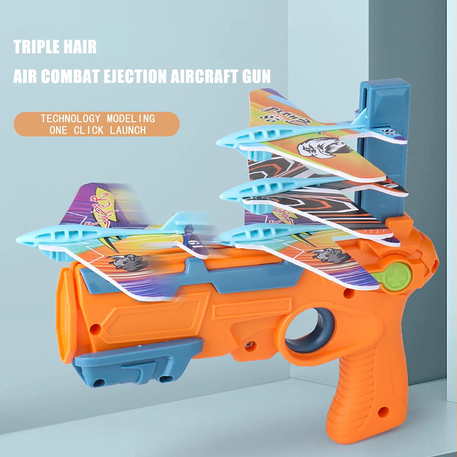 Catapulte à bulles lanceur d'avion avec 6 petits avions, jouets d'avion amusants pour enfants, catap