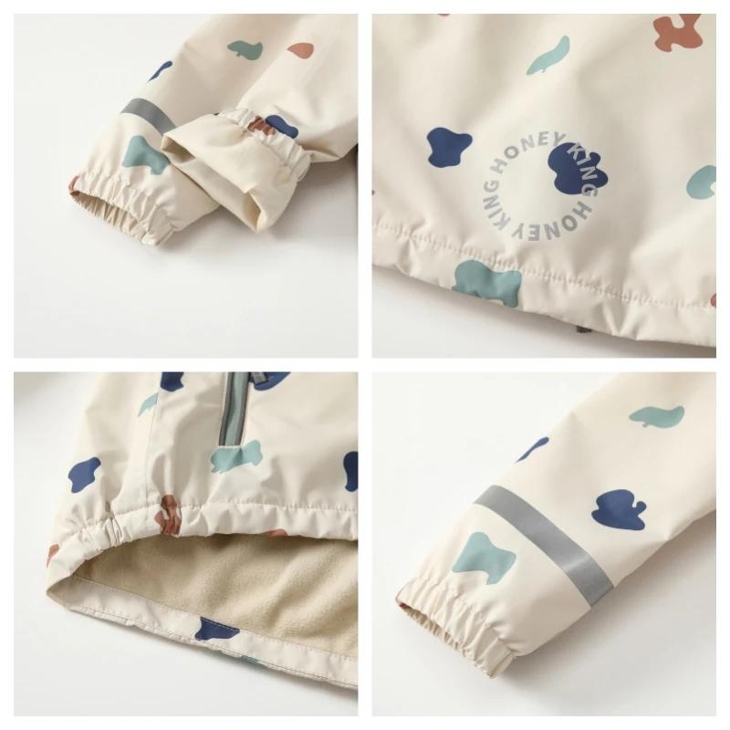 HONEYKING ensembles de vêtements pour enfants imperméable costume bébé salopette imperméable pantalo