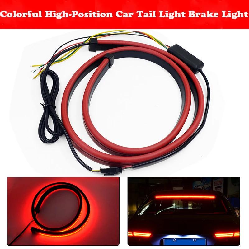 Troisième feu Stop arrière de voiture 100cm, bande LED, feux d'avertissement multi-mode, feux décora