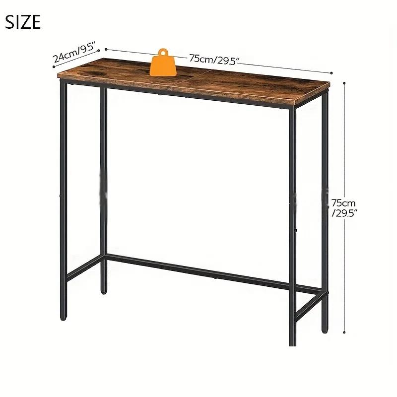 Table console - Table d'entrée moderne industrielle, salon, bureau - Table console pour entrée/salon