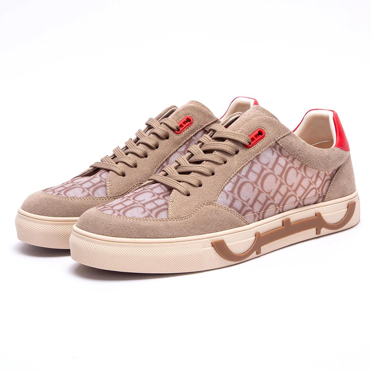 Chaussures de marche pour hommes Printemps/Été 2026 – Chaussures vulcanisées en maille à semelle pla