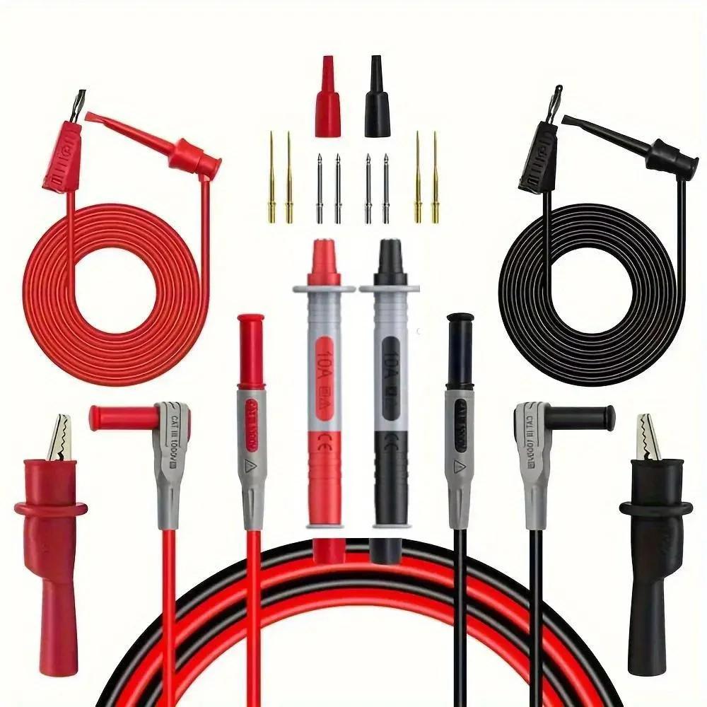 Kit de fils de Test P1308B, fiche banane de 4MM pour tester le câble à crochet, sonde multimètre rem