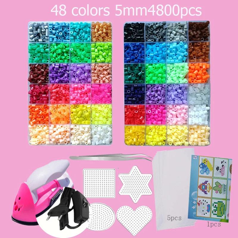Hama Beads Box Embalagem mosaïque thermique Ferro Education perles, perles de repassage fusible perl