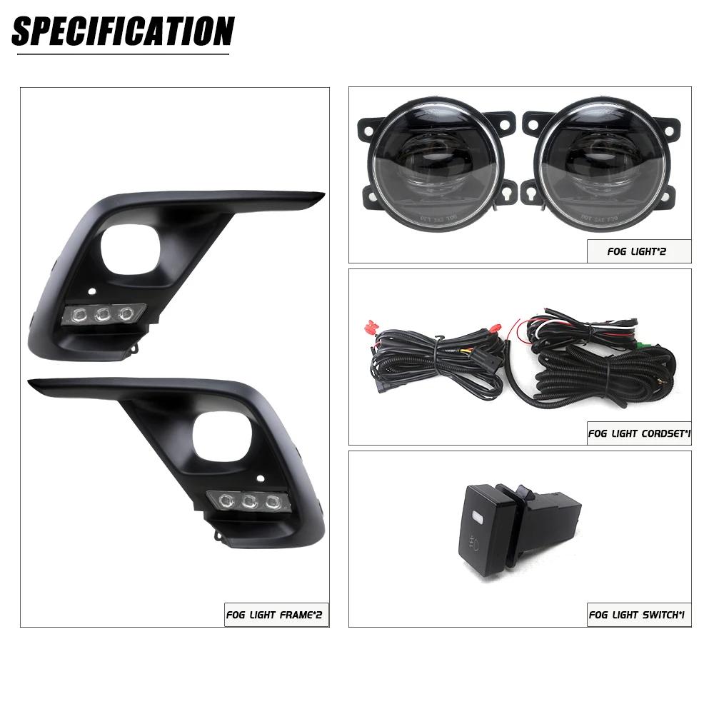 Enquêter de jour LED DRL pour HONDA FIT /JAZZ, feu antibrouillard, lunette et pare-chocs avant, peti