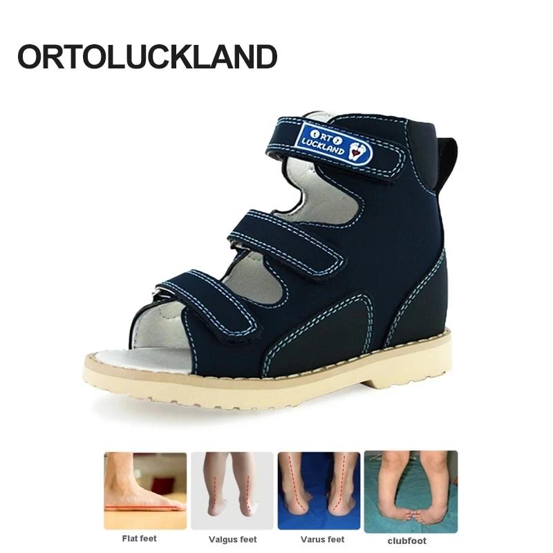 Sandales d'été Orth4WD pour enfants, chaussures médicales pour bébés garçons, pieds plats avec semel