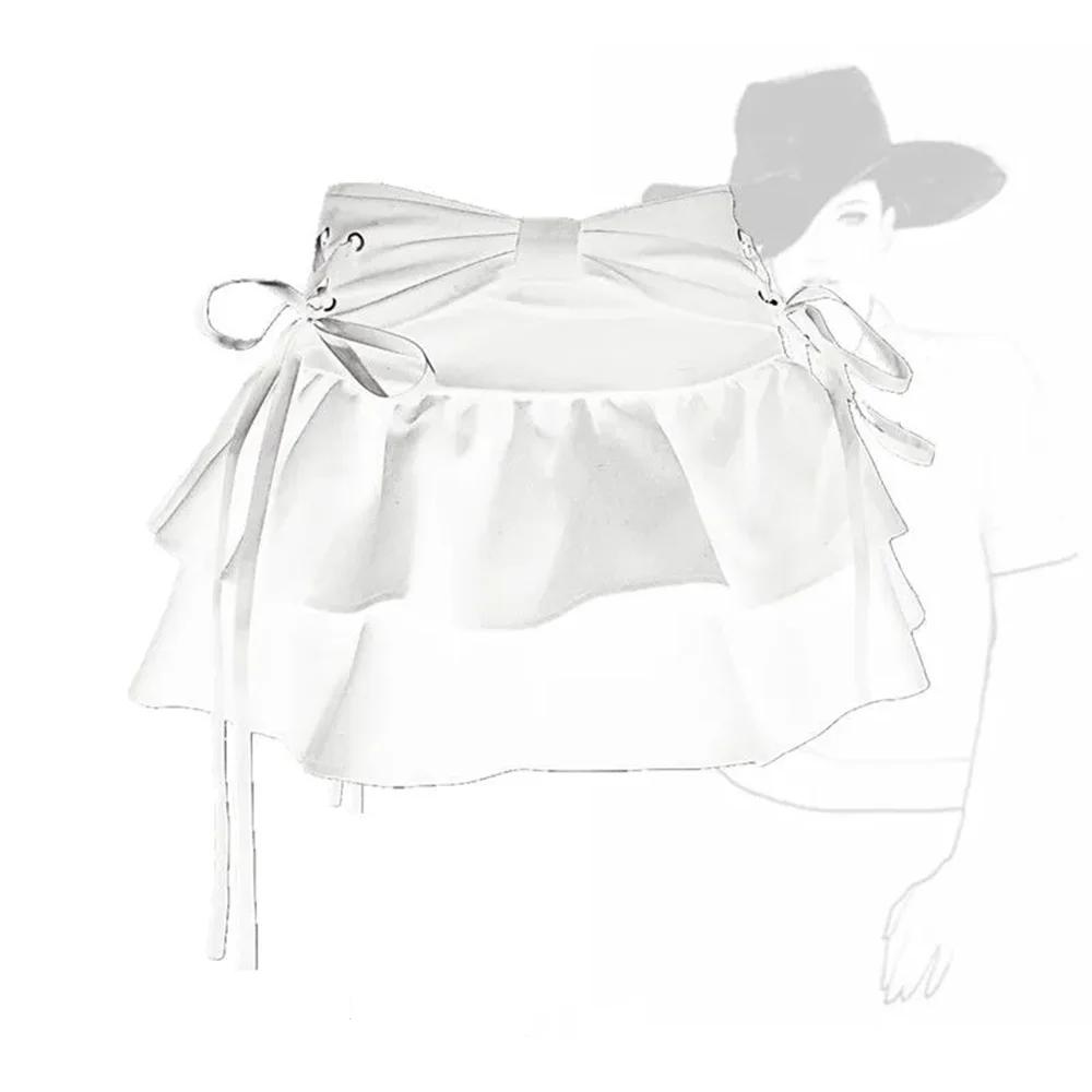 Mini jupe en jean gothique pour femmes, Streetwear américain, Vêtements sexy, Ligne A, Vintage, Noeu