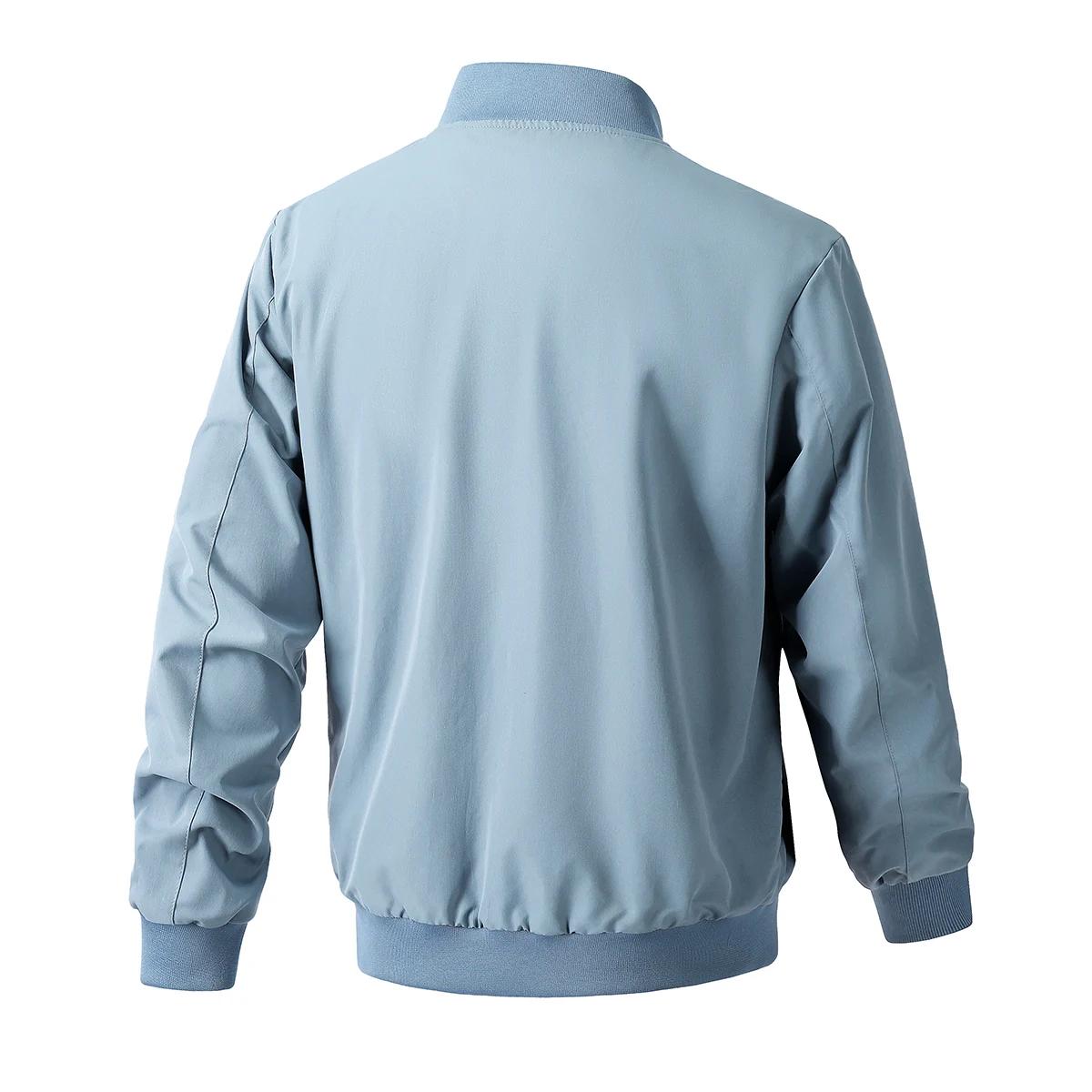 Veste bombardier pour hommes, mode printemps-automne, affaires, Streetwear décontracté, coupe-vent S