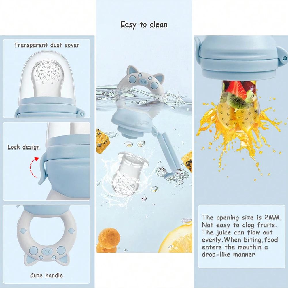 TYRY.HU-Mangeoire à fruits et légumes en silicone, pour nourrissons et tout-petits de 6 à 36 mois, s