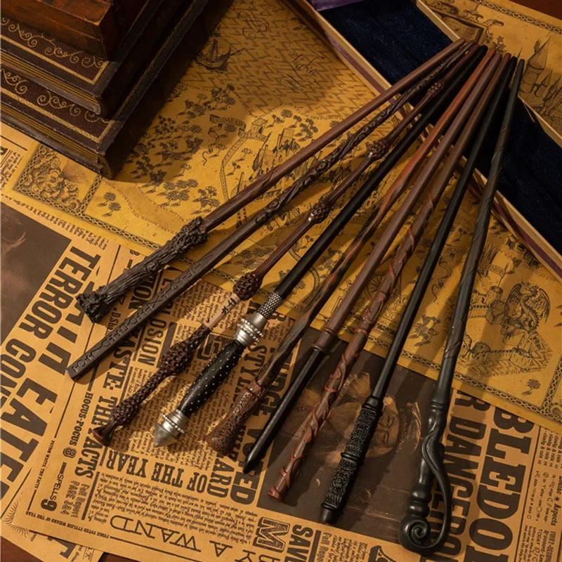 Baguettes Magiques en Métal 2026 : Modèles Malfoy, Voldemort, Hermione, Ron, Bellatrix, McGonagall -