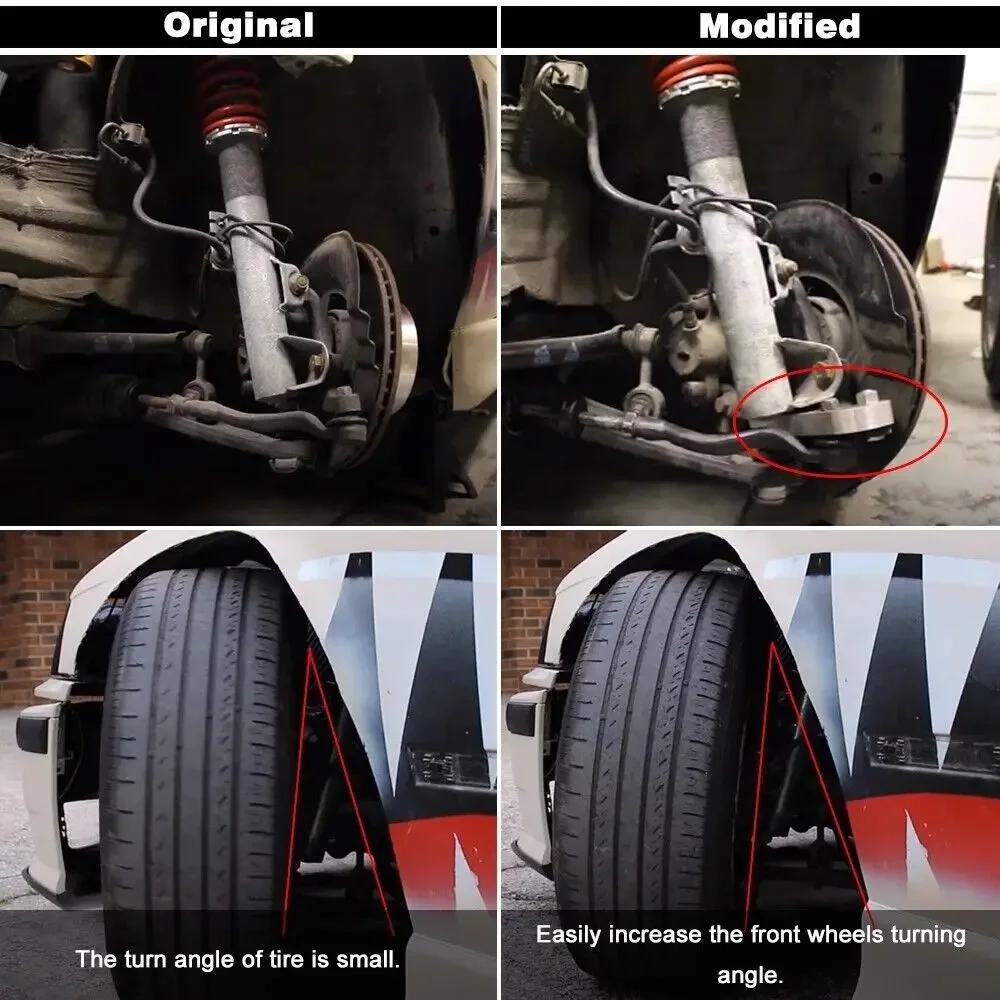 Adaptateur d'accessoires de voiture pour BMW M3, augmentant les angles de virage d'environ 25% à 30%